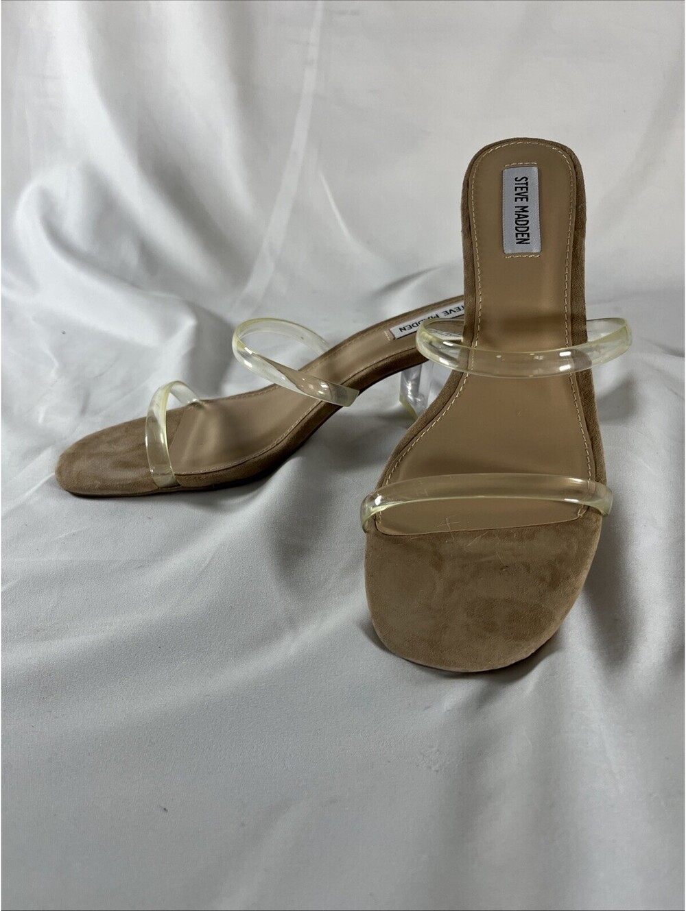 Steve Madden Clear Strap Sandals